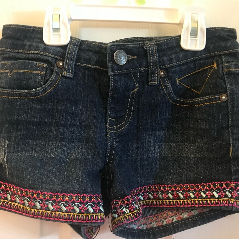 Vigoss Dark Blue Denim with colorful Stitching Preowned Kids size 8